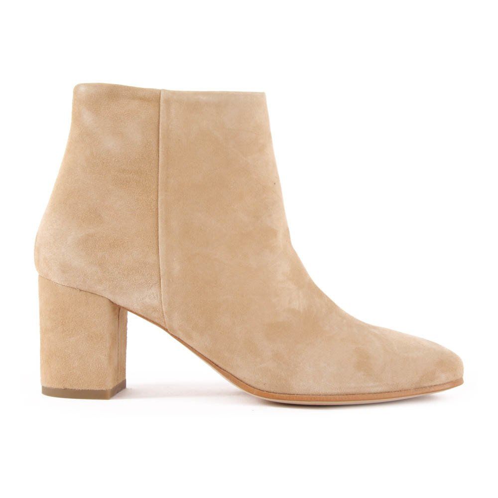 Bottines Talon Swinging Camel Sessun Chaussure Adolescent