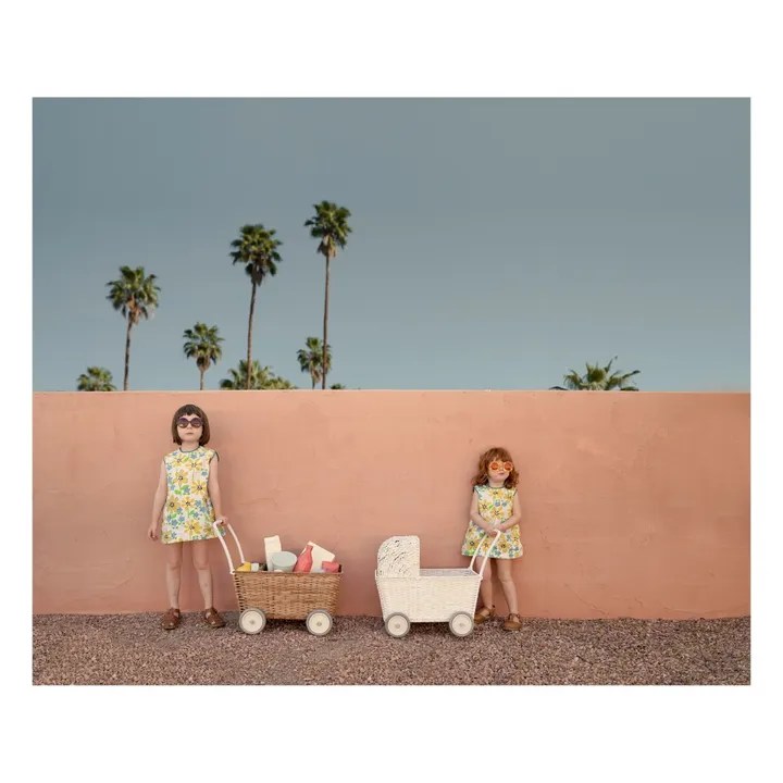 Olli Ella Rattan Stroller Smallable