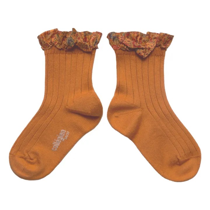 Collégien Charlotte socks Terracotta Smallable