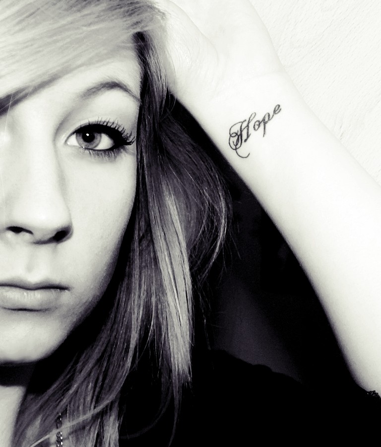 Jenny93 Buchstaben / Kalligraphie Foto Tattoo 2785