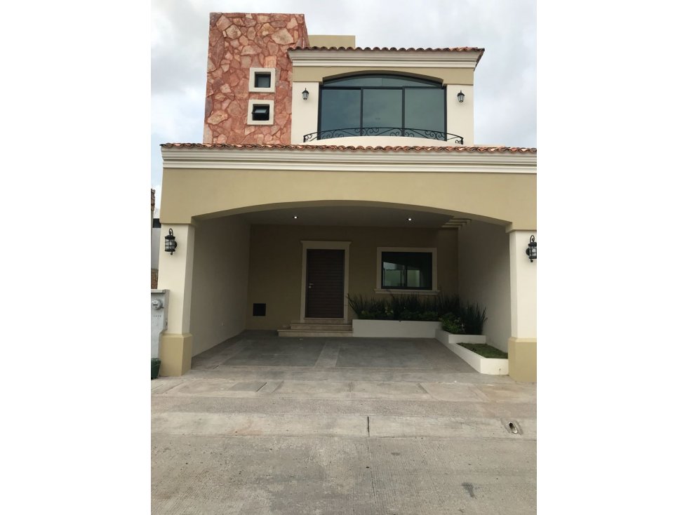 CASA RENTA MAZATLÁN SIN MUEBLES 3 RECÁMARAS