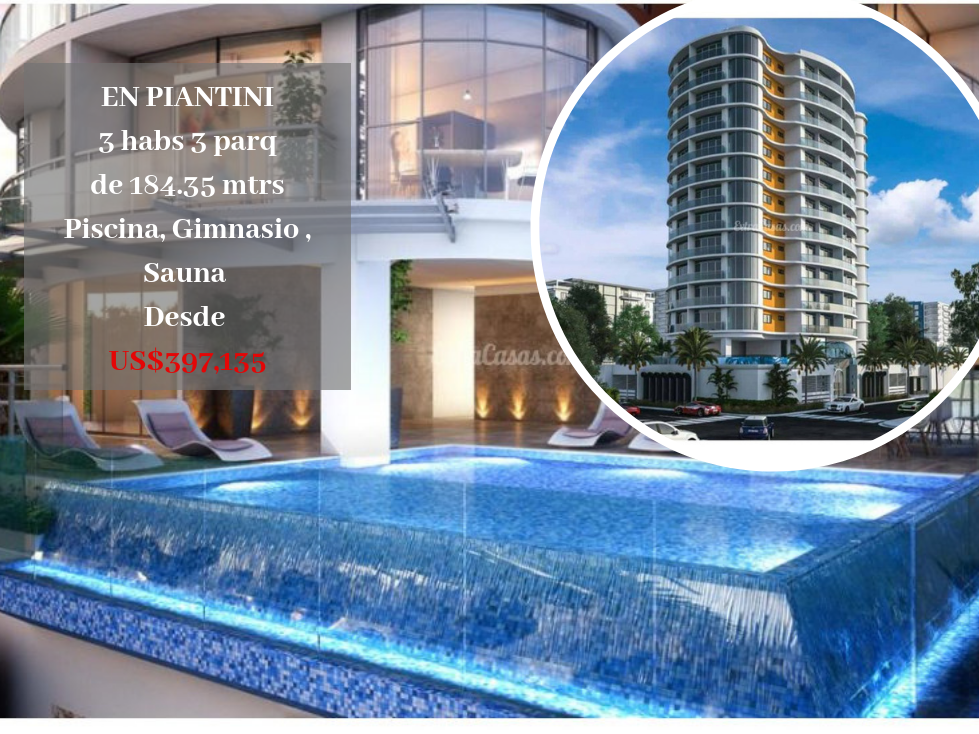 Apartamento en Venta en Piantini Santo Domingo US397,135 USD