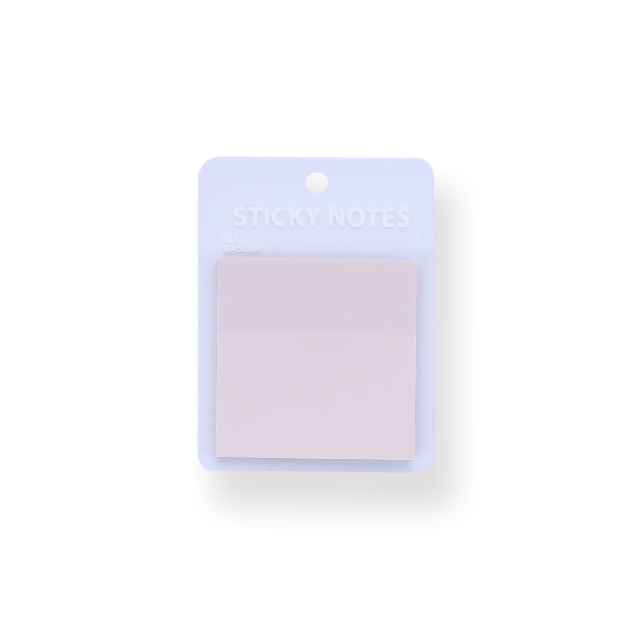 Solid Color Translucent Sticky Notes Pink Stationery Pal