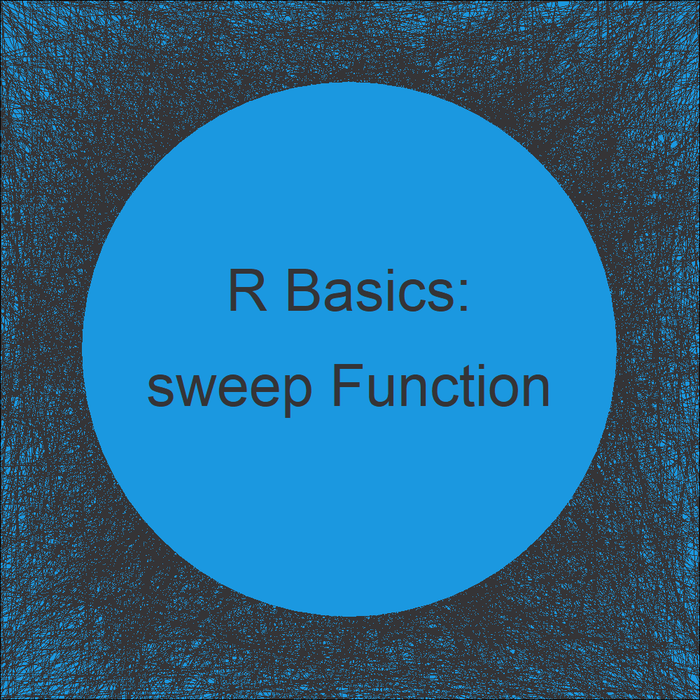 R sweep Function 3 Example Codes (MARGIN, STATS & FUN)