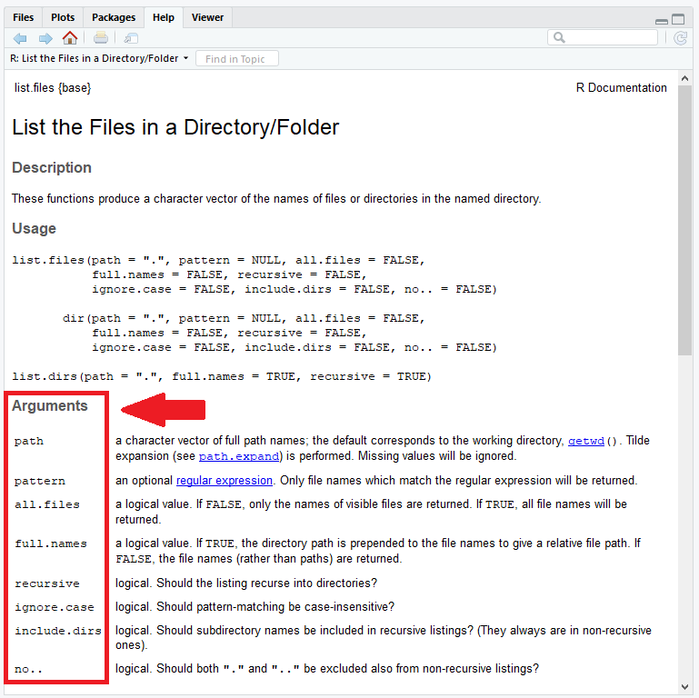 dir R Function 3 Example Codes for the dir() Command (Easy!)