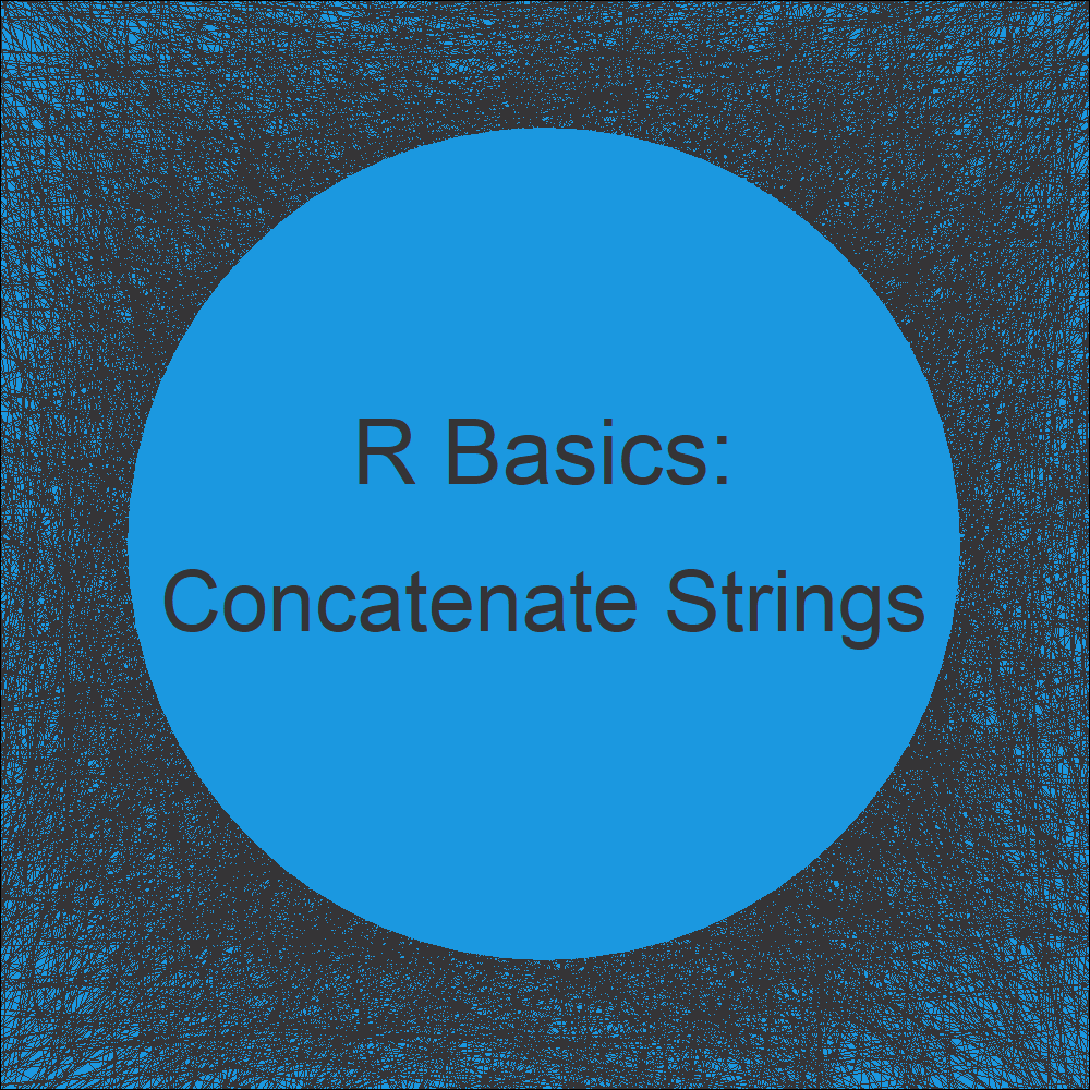 Concatenate Vector of Character Strings in R (2 Examples)
