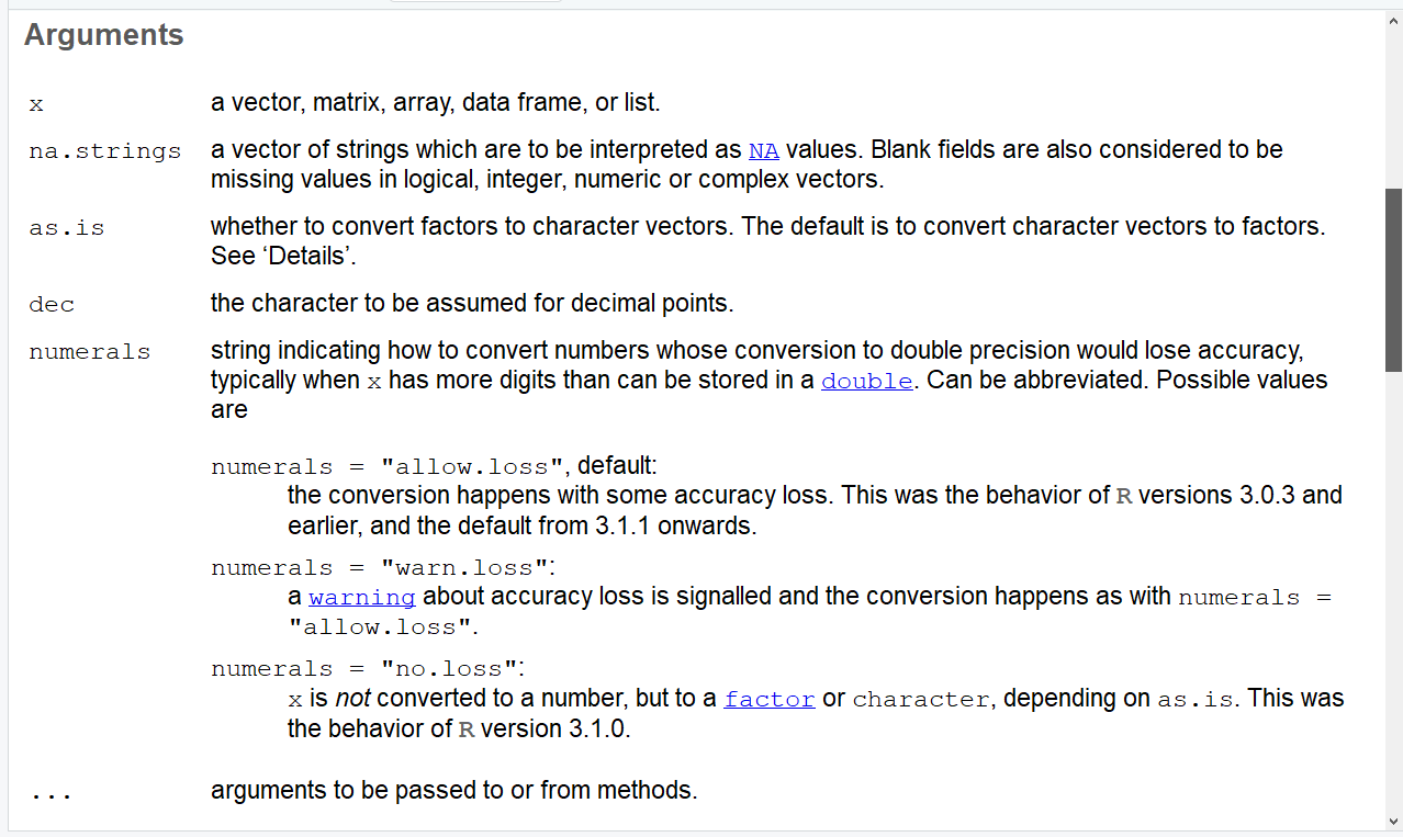 type.convert R Function (Example) Type Conversion in R Programming
