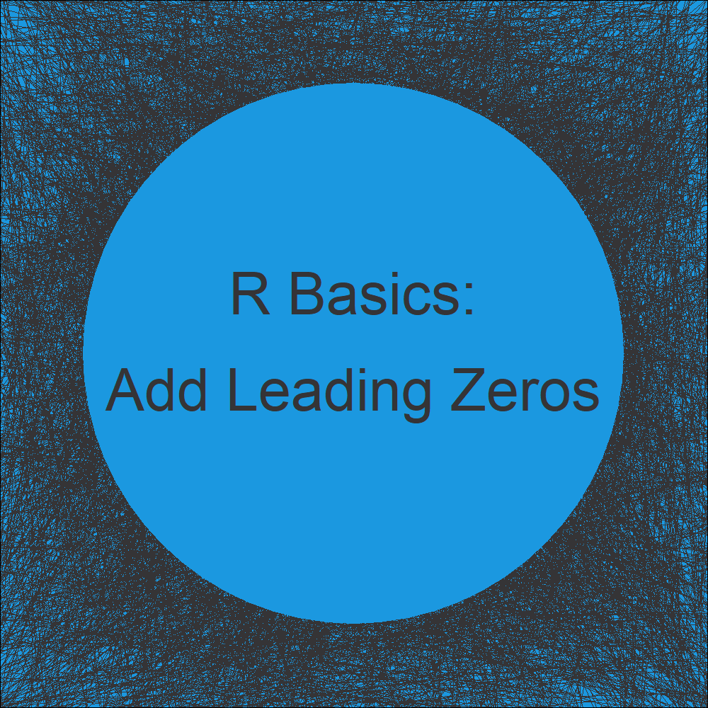 Add Leading Zeros in R (Example) Zero at Beginning of Each Element