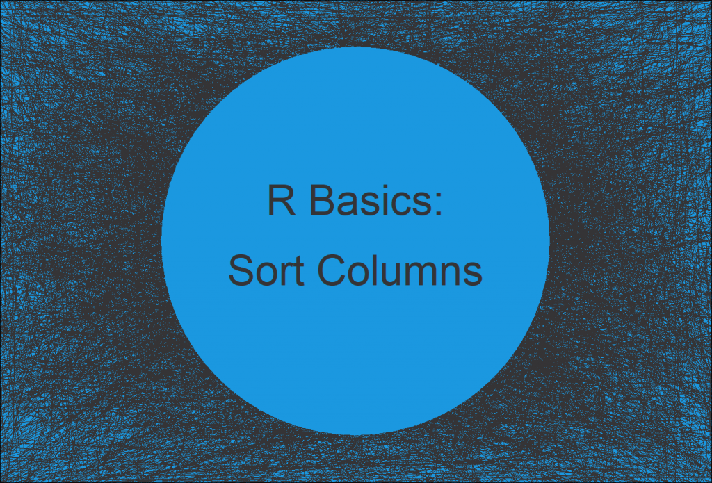 R Sort Variables of Data Frame by Column Names Alphabetical Order