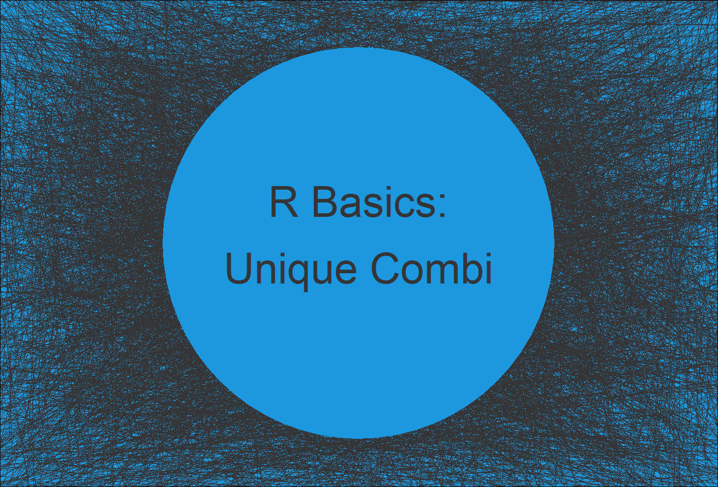 Unique Combinations of All Elements from Two Vectors in R (2 Examples)
