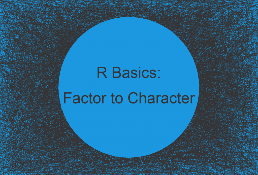 R Convert Factor to Character (Examples) Vector & Data Frame Column