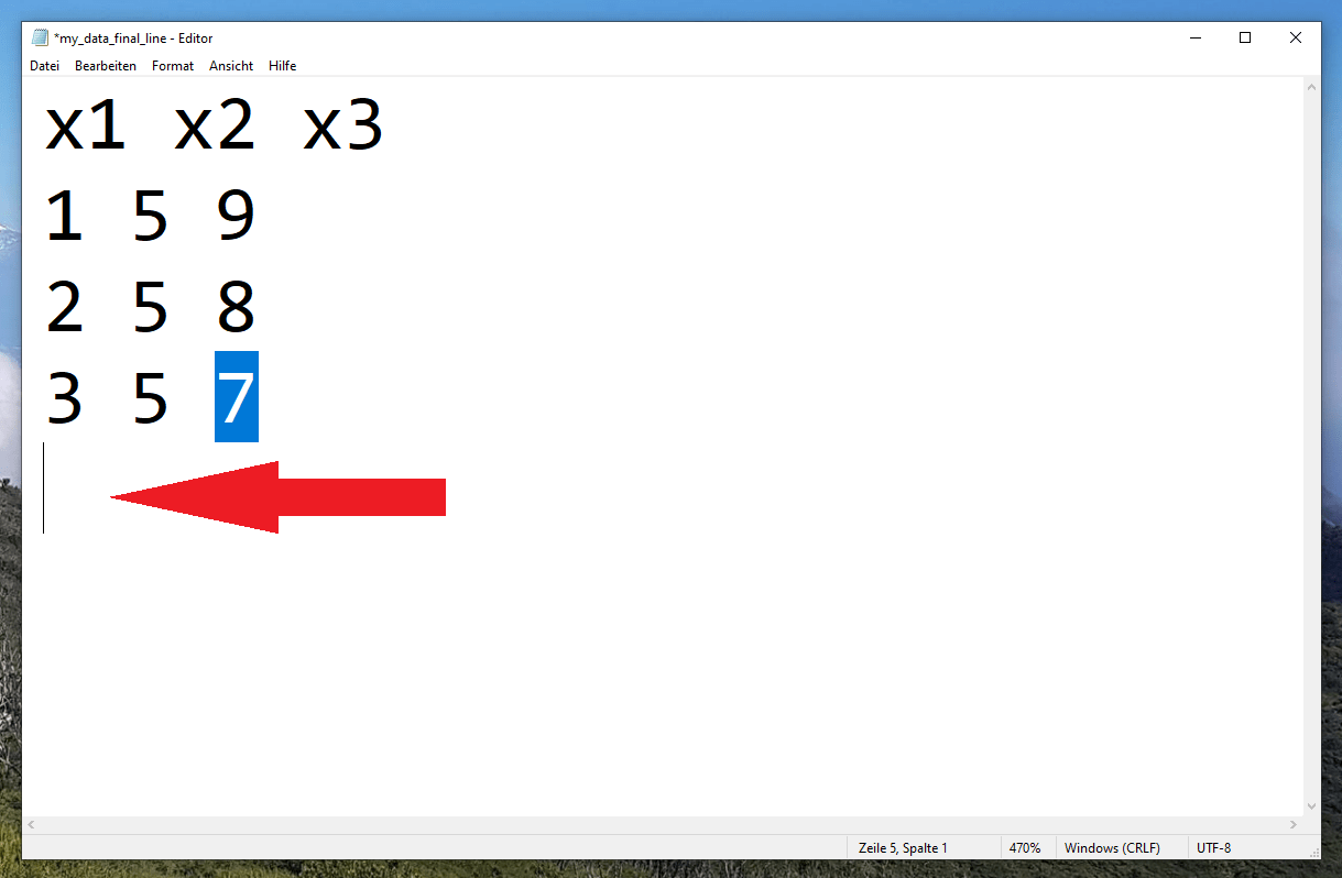 R Warning in read.table Final Line Found by readTableHeader