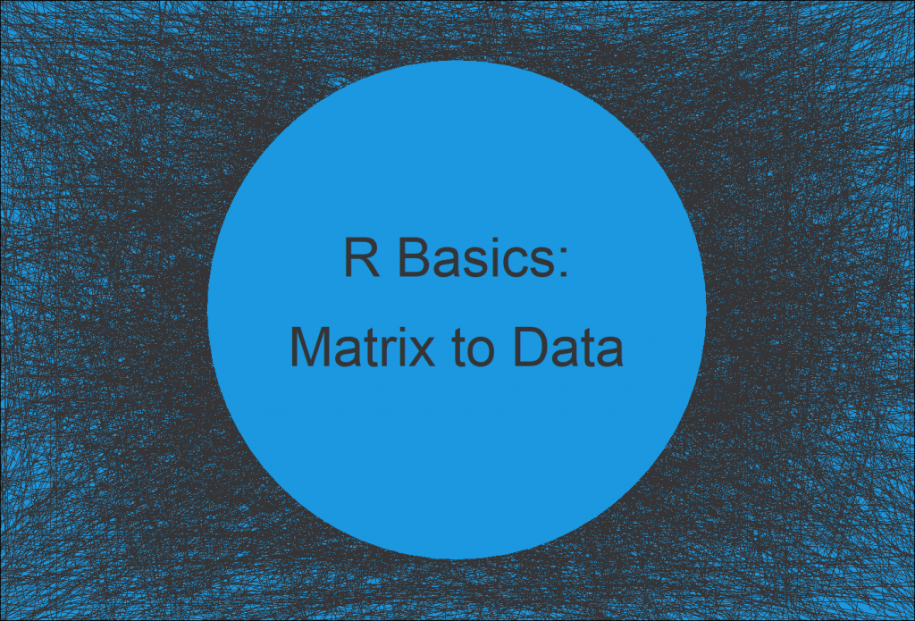 R Convert Matrix to Data Frame (Example) Change to data.frame Class