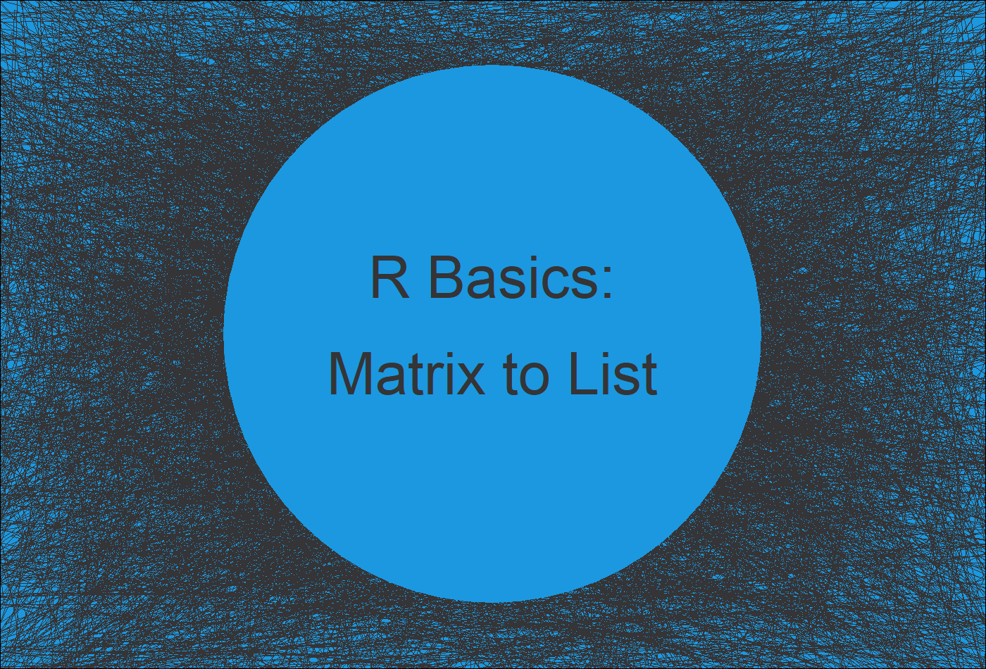 Convert Matrix to List of ColumnVectors in R (2 Examples) Split & Divide
