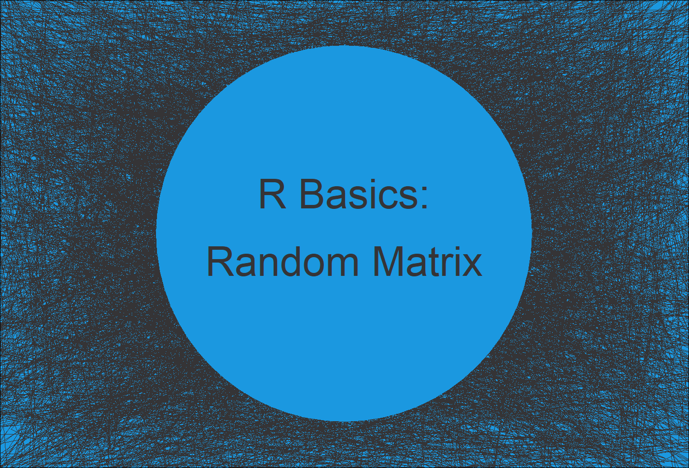 Create Random Matrix in R (Example) Generate Values & Fill into Data