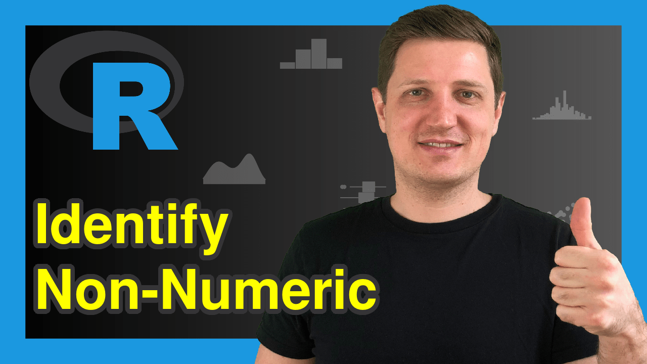 Find NonNumeric Values in R How to Test Vector & Data Frame Column