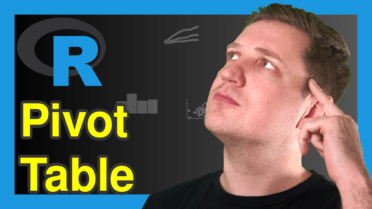 How to Create a Pivot Table in R (Example) Make Tables with reshape2