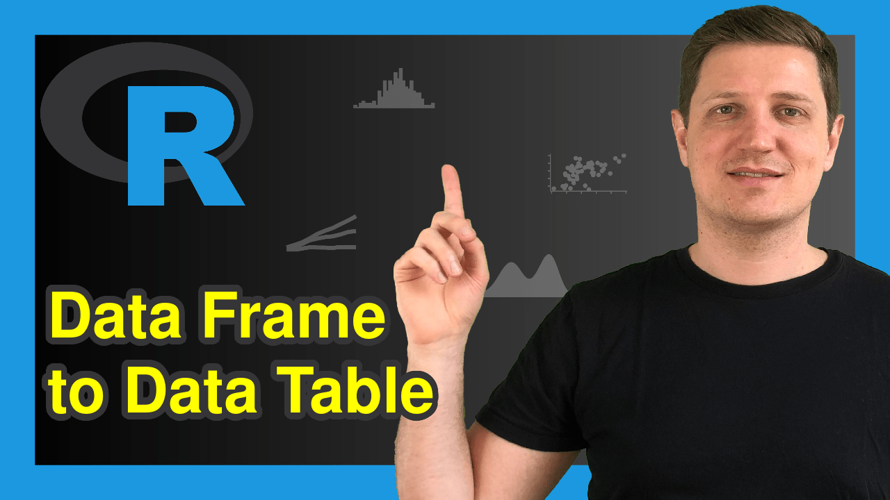 Convert data.frame to data.table in R (Example) Changing Data Type