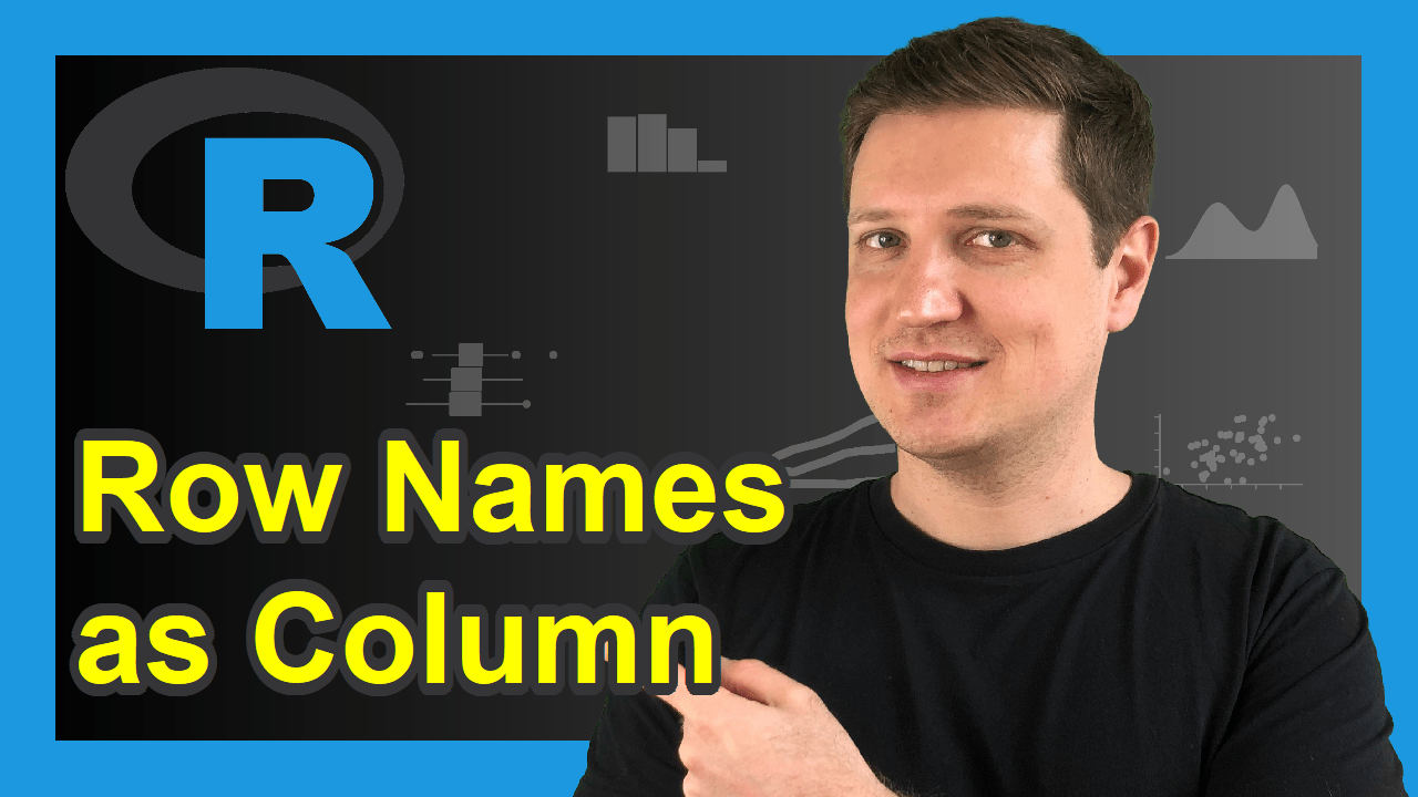 R Convert Row Names into Data Frame Column (Example) dplyr & data.table