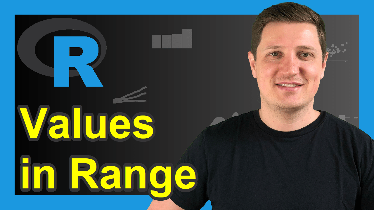 R Select Data Frame Rows where Column Values are in Range (Example)