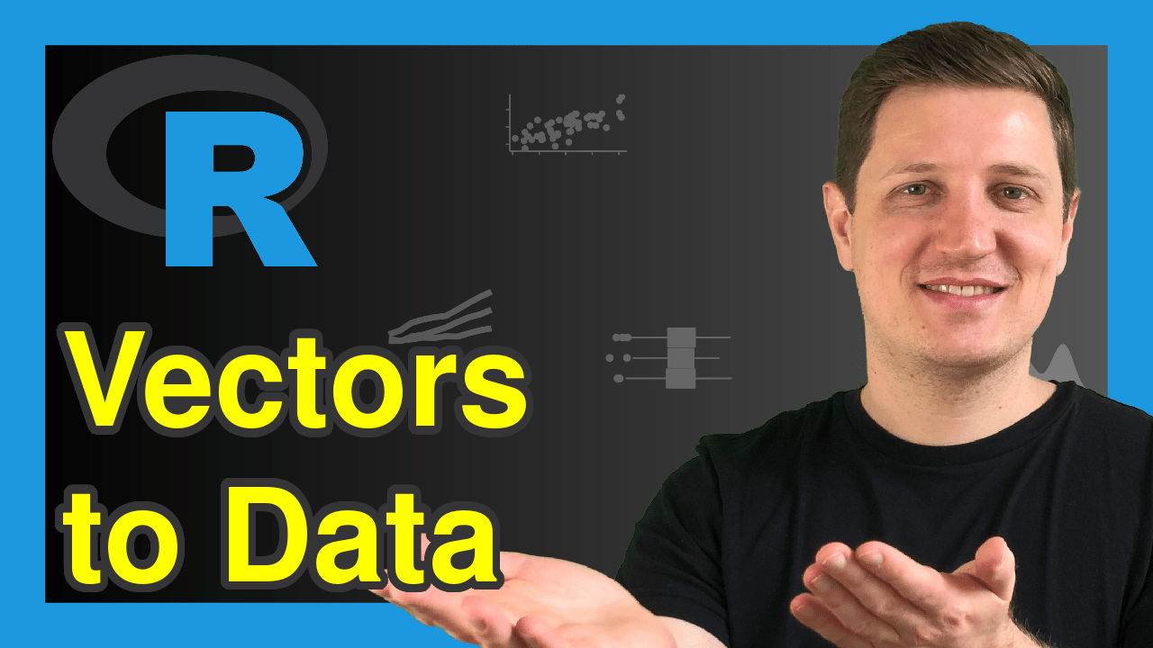 Combine Two Vectors into Data Frame or Matrix in R (2 Examples)