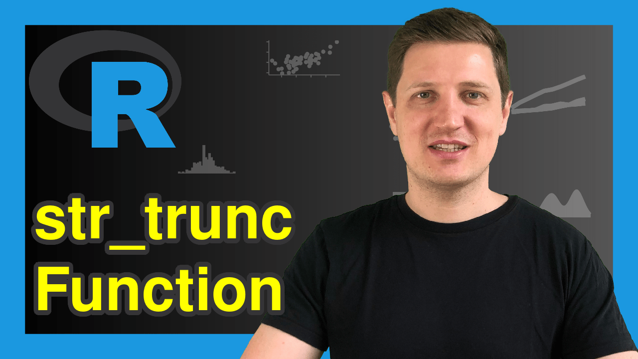 str_trunc Function in R (Example) stringr Package Programming Code