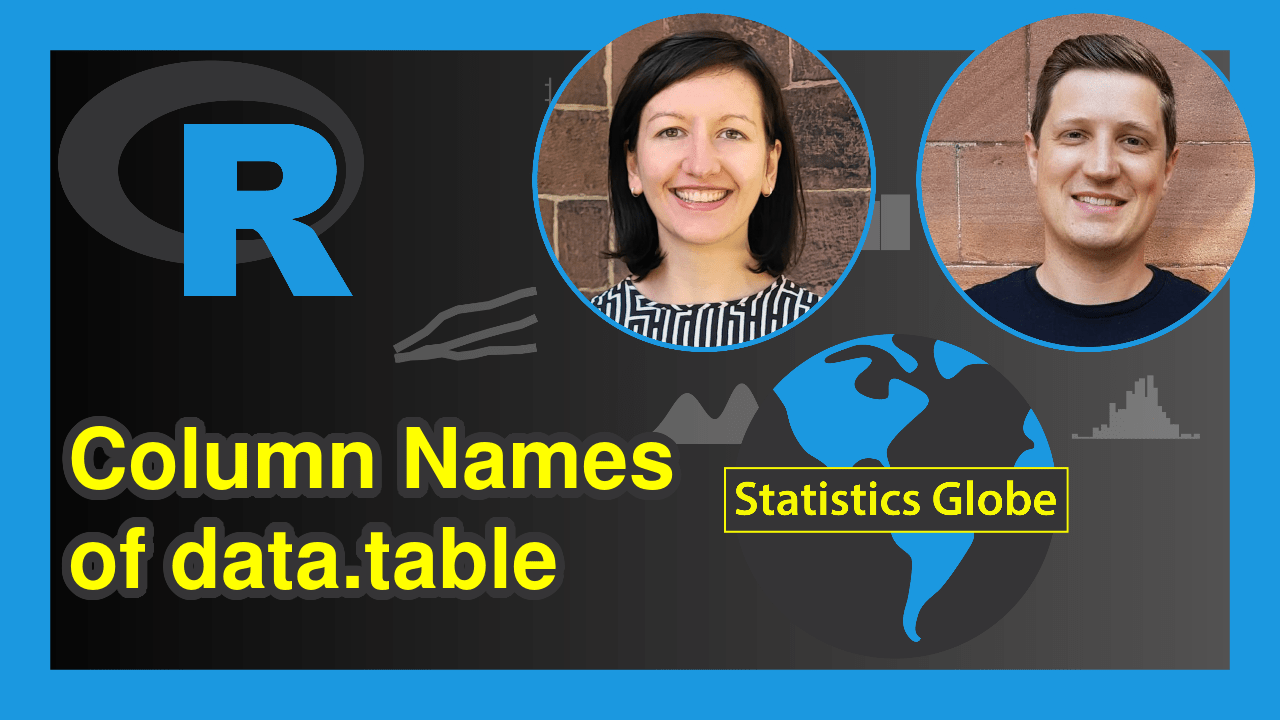 Rename Columns of data.table in R (2 Examples) Change Column Name