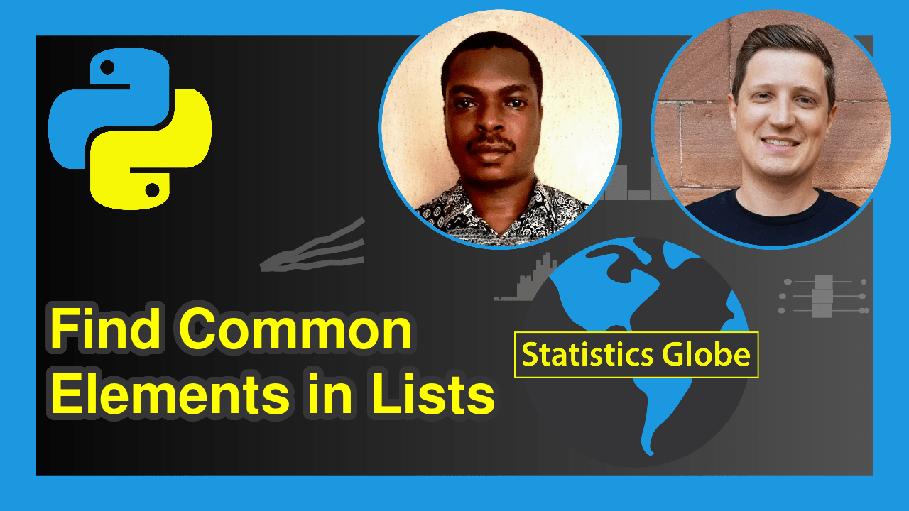 How to Find Common Elements in Three Lists in Python (Example)