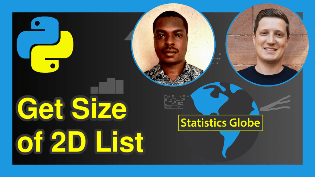 Get 2D List Size in Python (3 Example) Find, Extract & Print