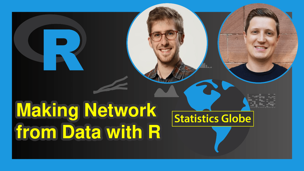 Create Network from Data in R (Example) Convert Matrix to Graph