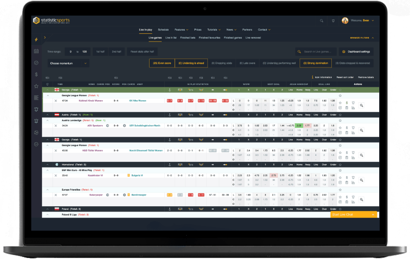 Live football scores and statistics StatisticSports