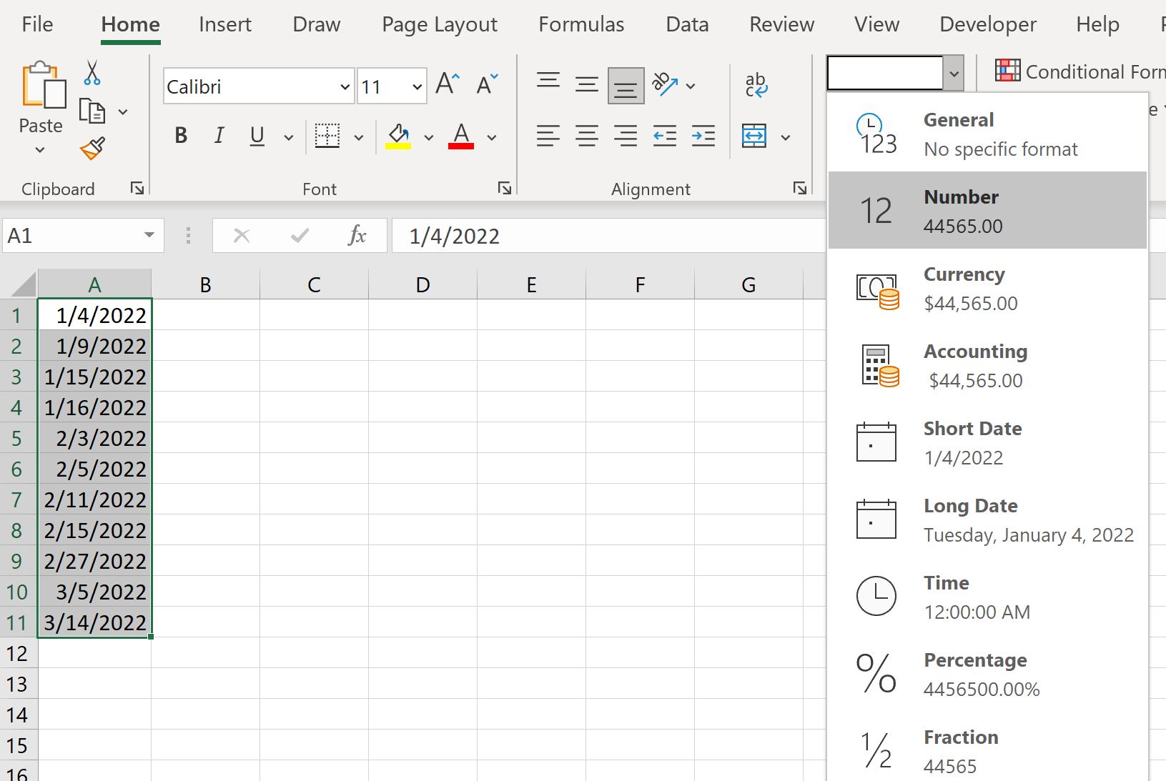 Comment convertir une date en nombre dans Excel (3 exemples) Statorials