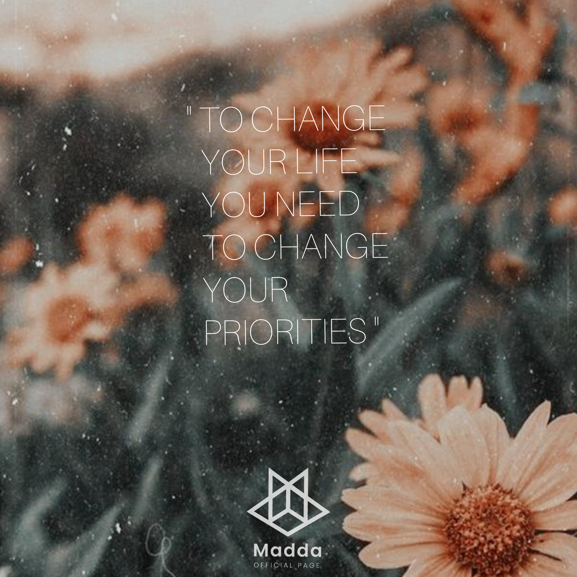 To change your life... Status Quotes