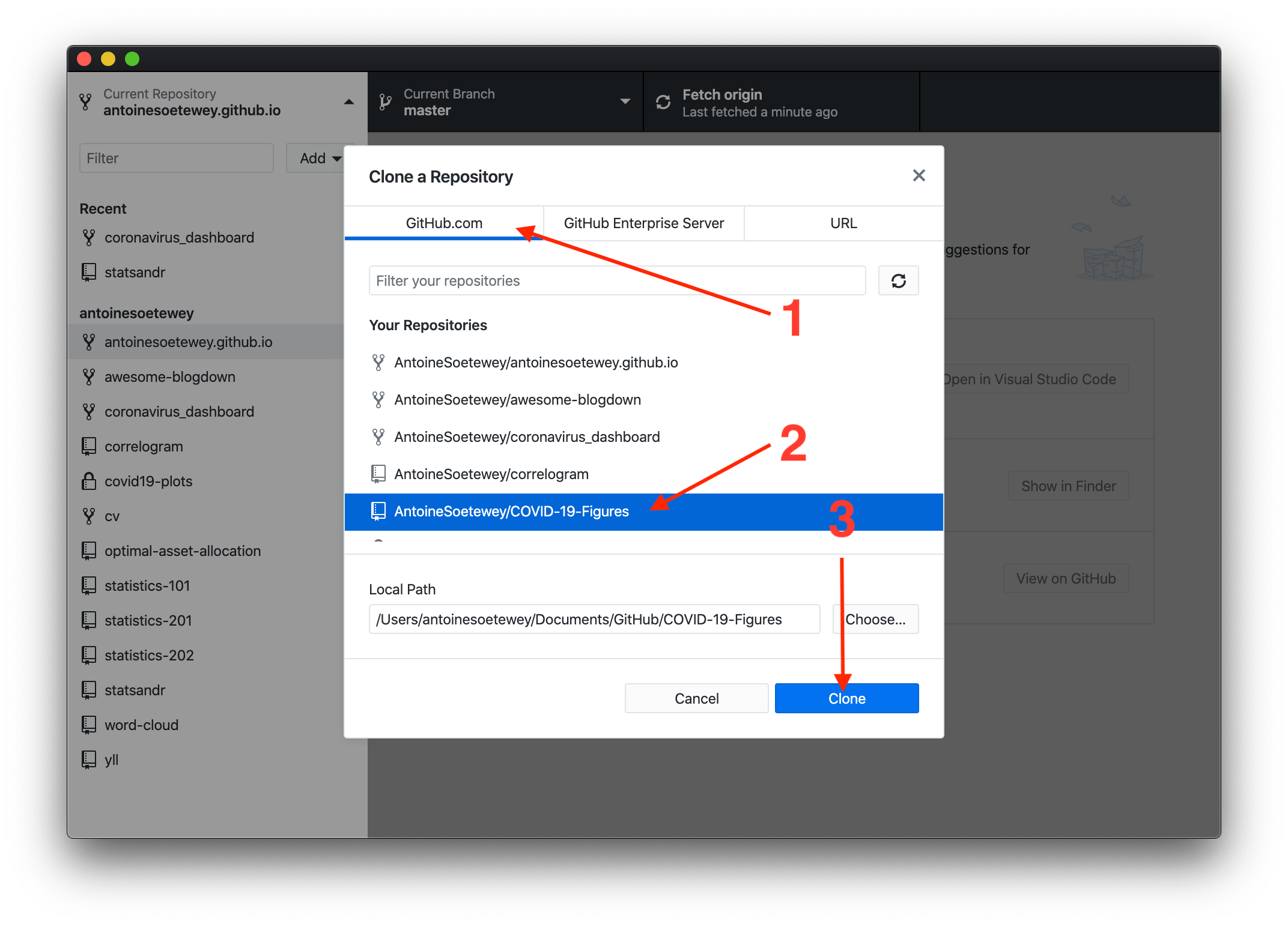 How to upload your R code on GitHub example with an R script on MacOS Rbloggers