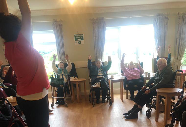 Armchair Yoga St Attractas Residence Charlestown Co Mayo