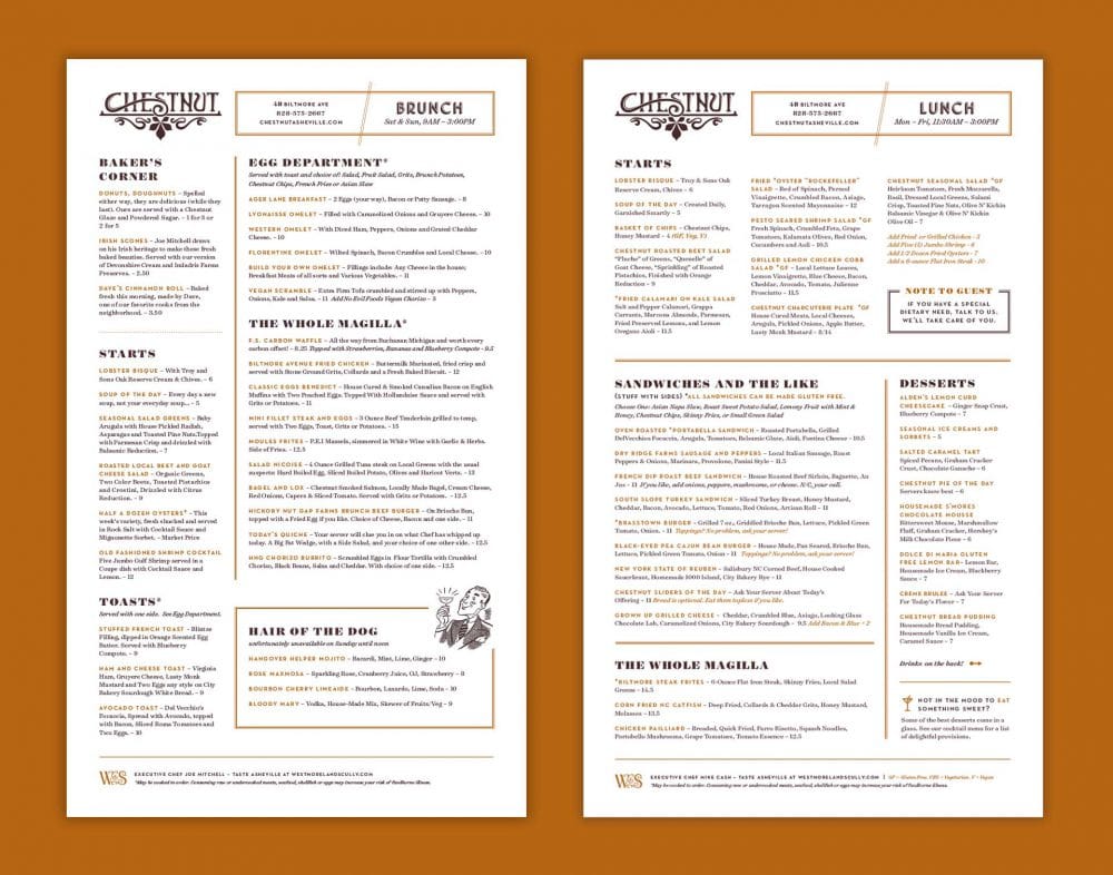 Chestnut Restaurant Status Forward