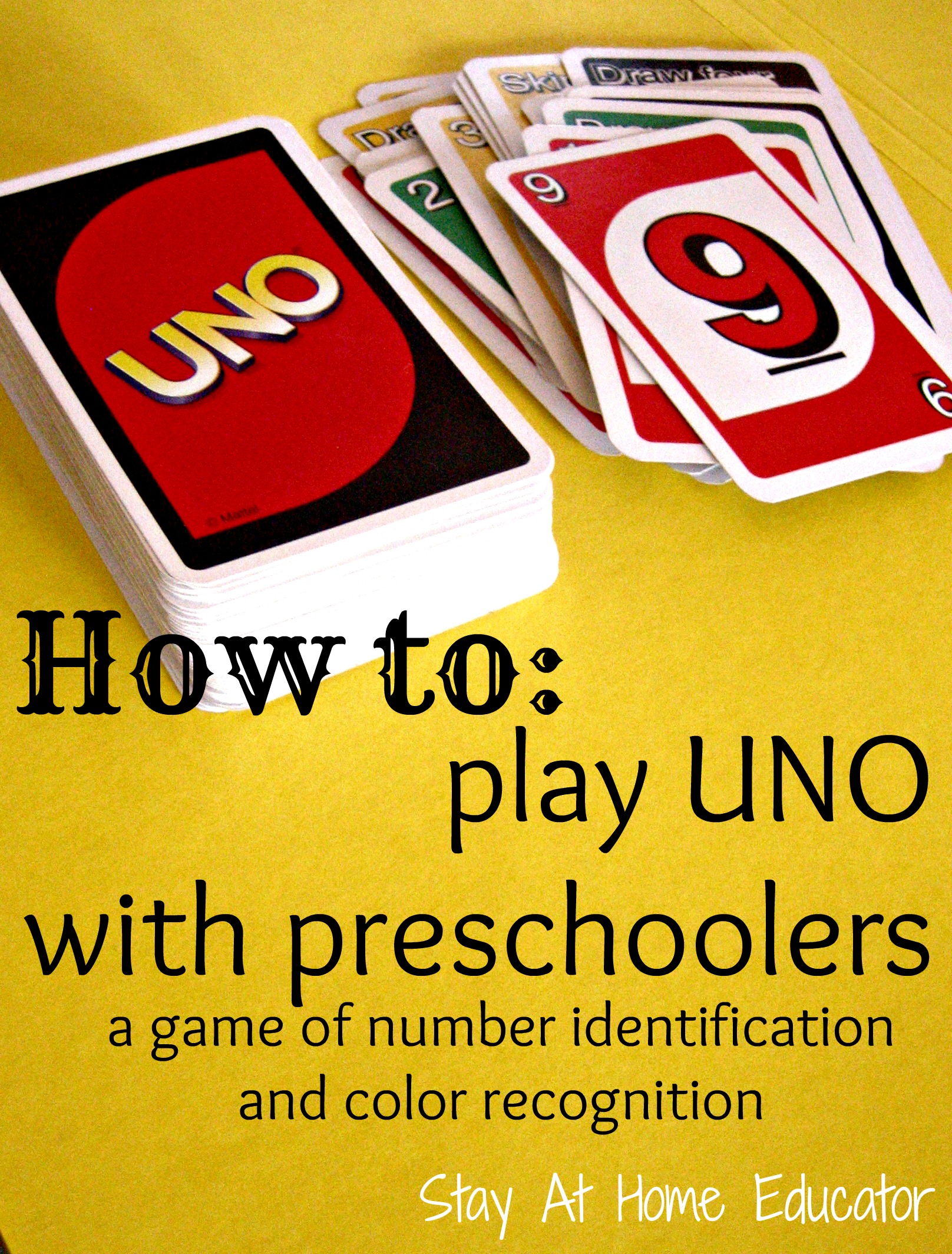 A Number Identification and Color Recognition Game For Preschoolers