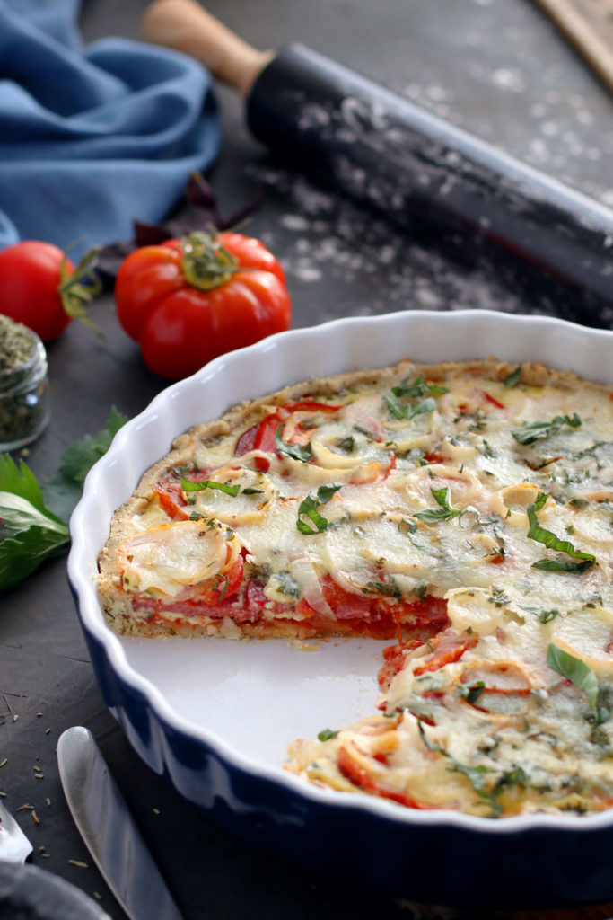 Gluten Free, Lactose Free Tomato Tart Stay For A Bite