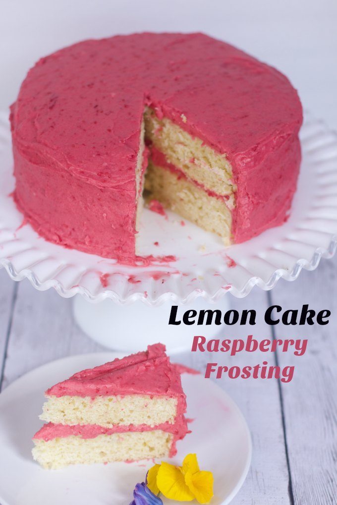 Spring Time Lemon Cake With Raspberry Frosting Recipe Close To Home