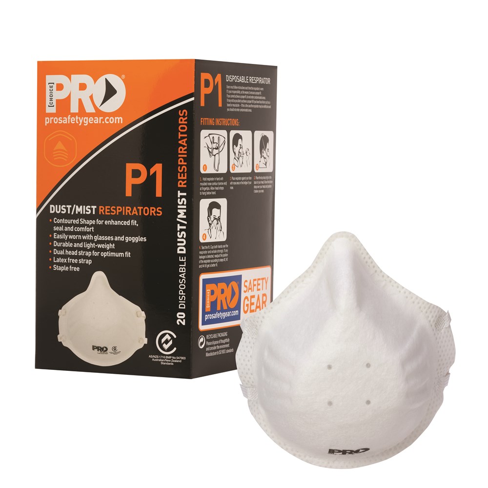 P1 Dust Mask (box of 20) StaySafe