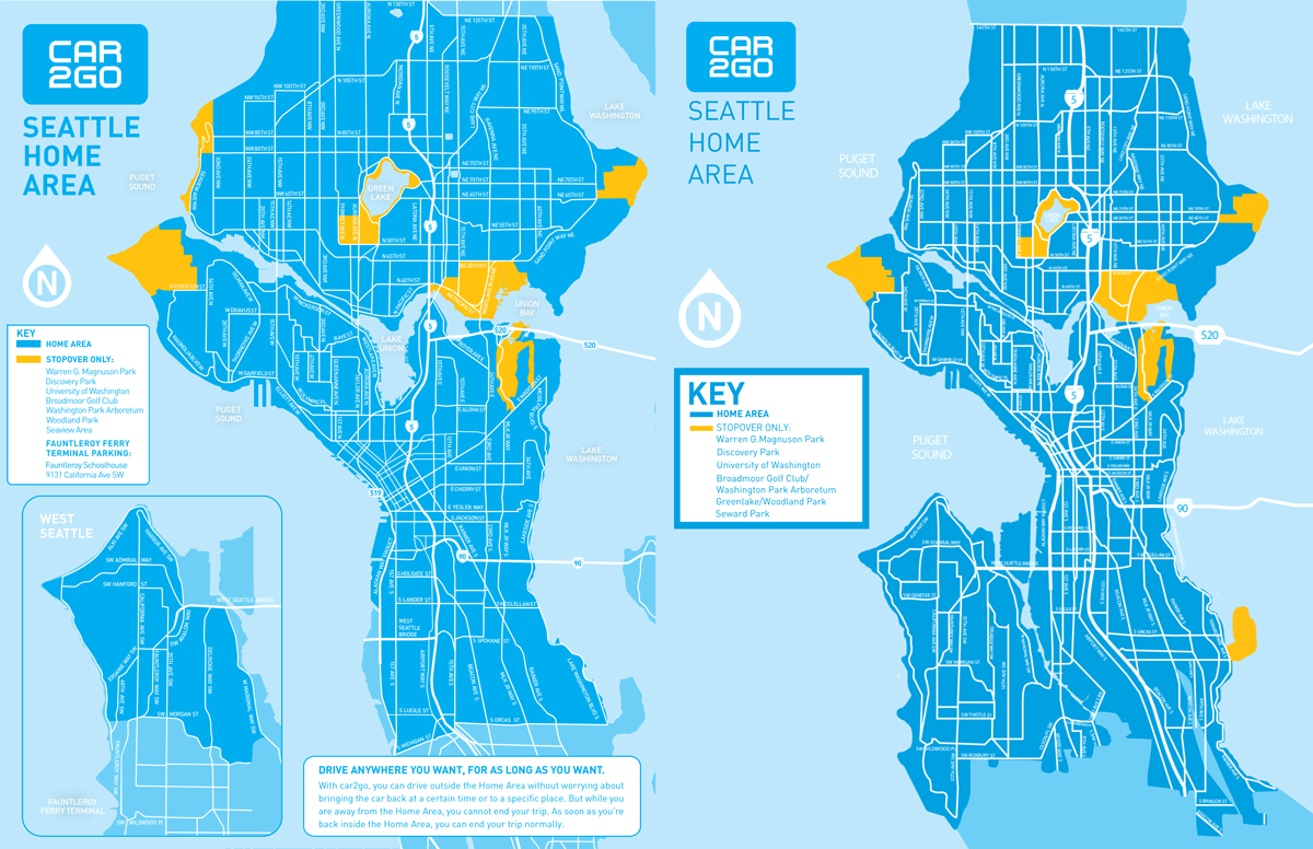 Car2Gto New York Map Car2Go Expands Service Area and Adds 250 Cars Seattle Transit Blog
