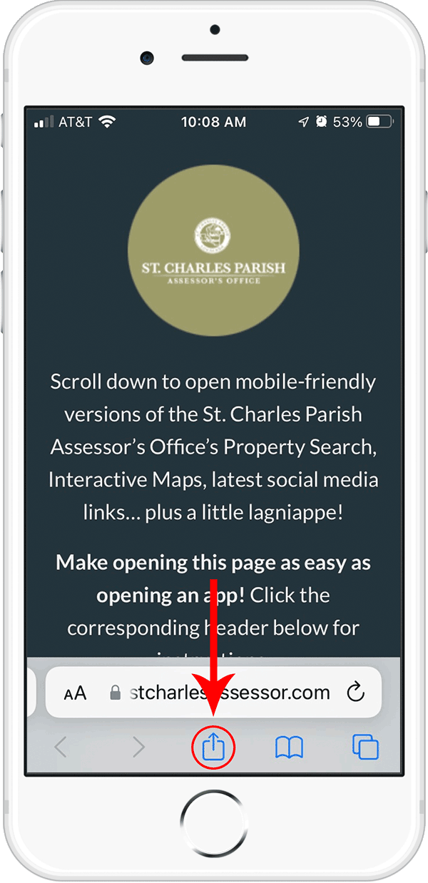 SCP Quick Links offers mobilefriendly access to assessor's web
