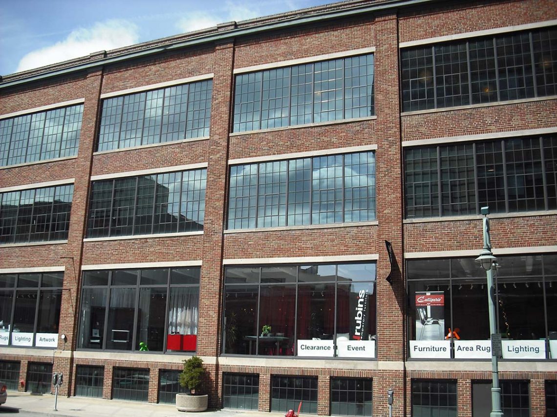 Rubin’s Furniture Building St Cloud Window