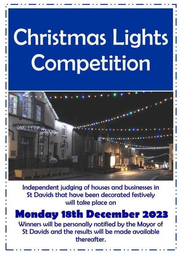 Christmas Lights Competition 2023 St Davids City Council