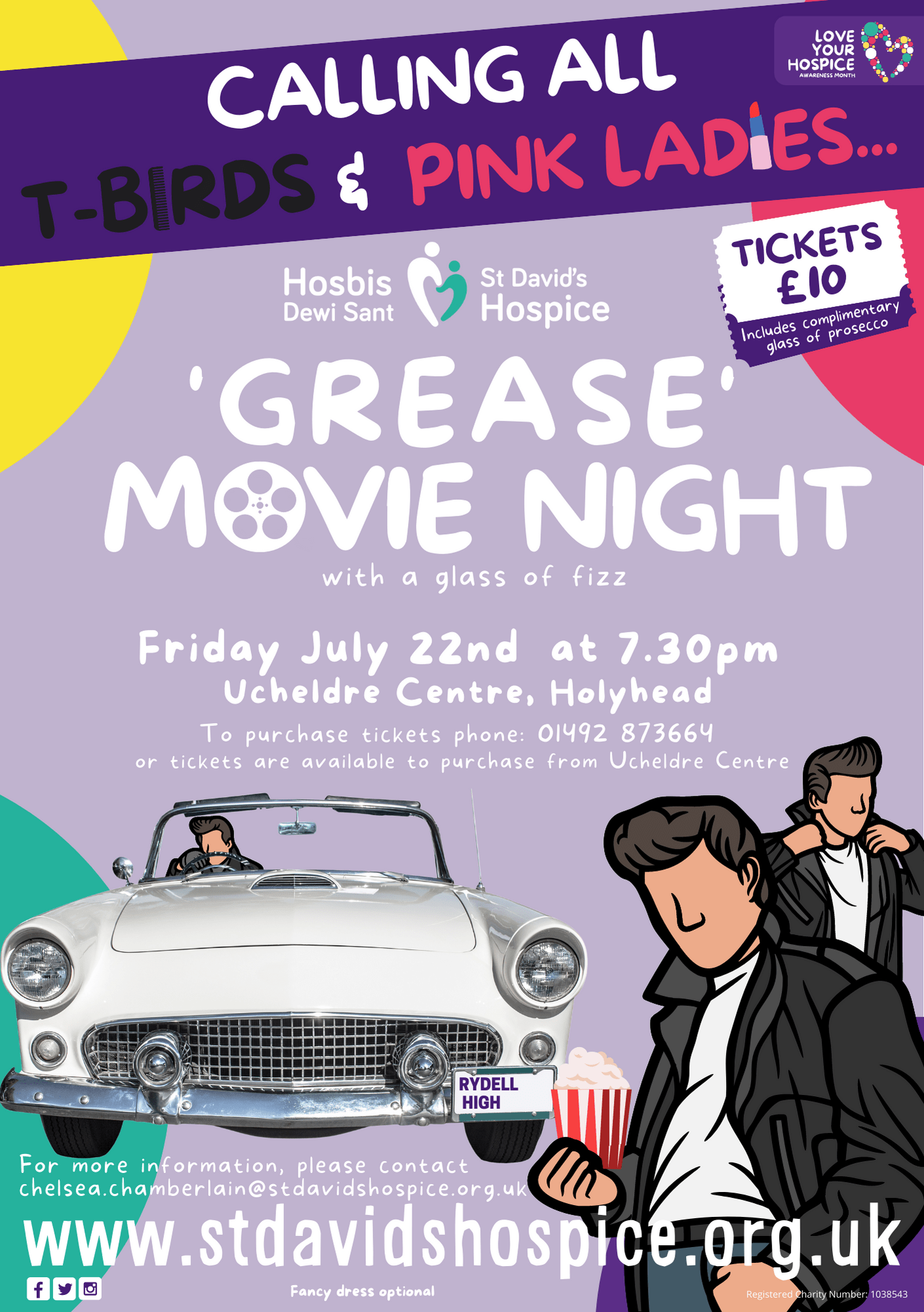 Grease Movie Night St David's Hospice