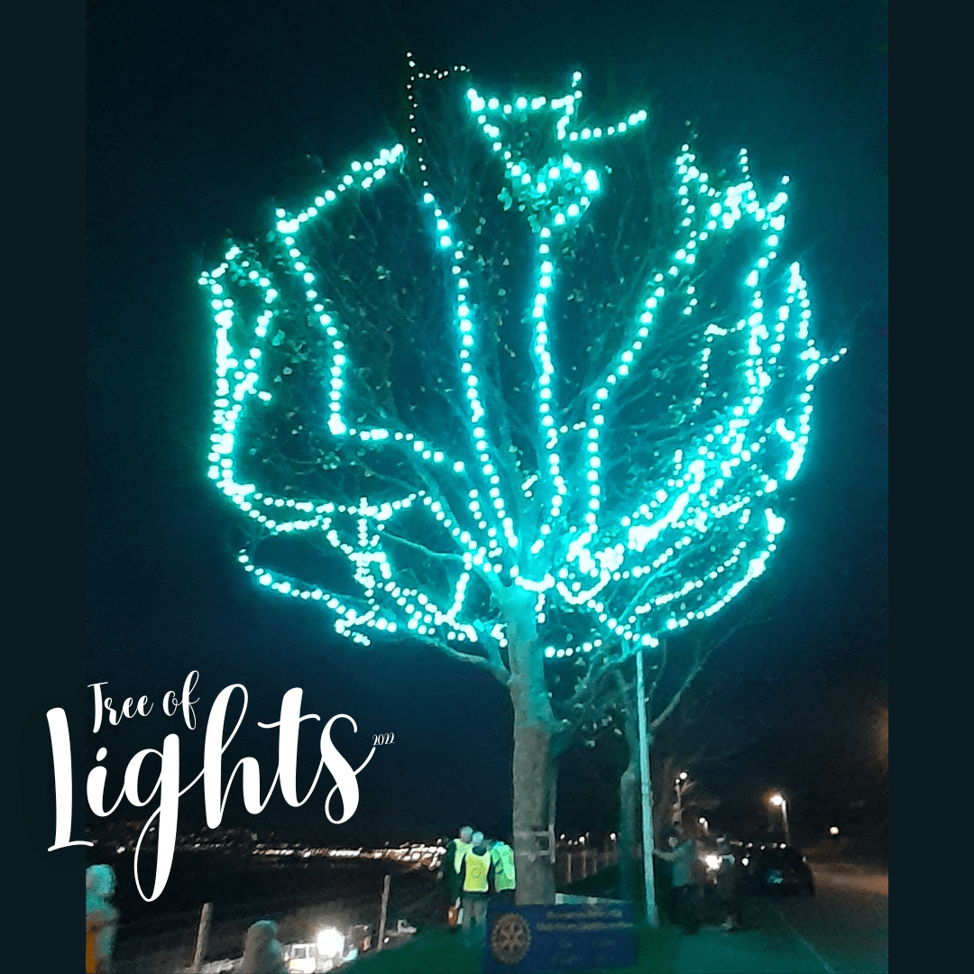 Rhos on Sea Rotary Tree of Lights Returns 2022 Video St David's
