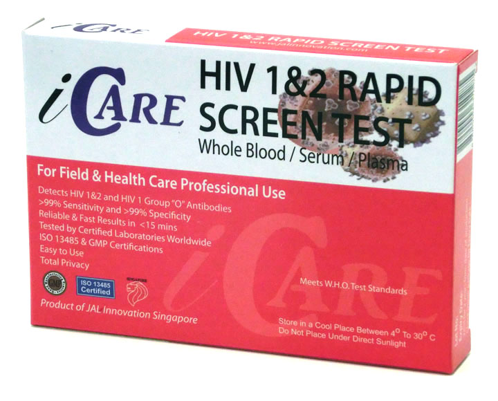 iCare Rapid HIV Test Kit (blood) STD Rapid Tests