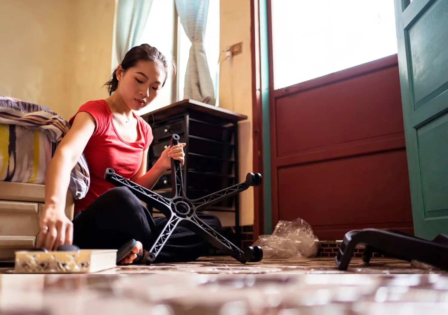 How to Remove Office Chair Base Disassemble and Replace STEALTHO