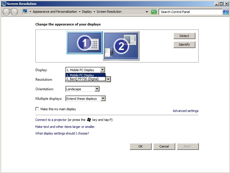 Cómo usar múltiples monitores en Windows 7 SIGILO SETTINGS
