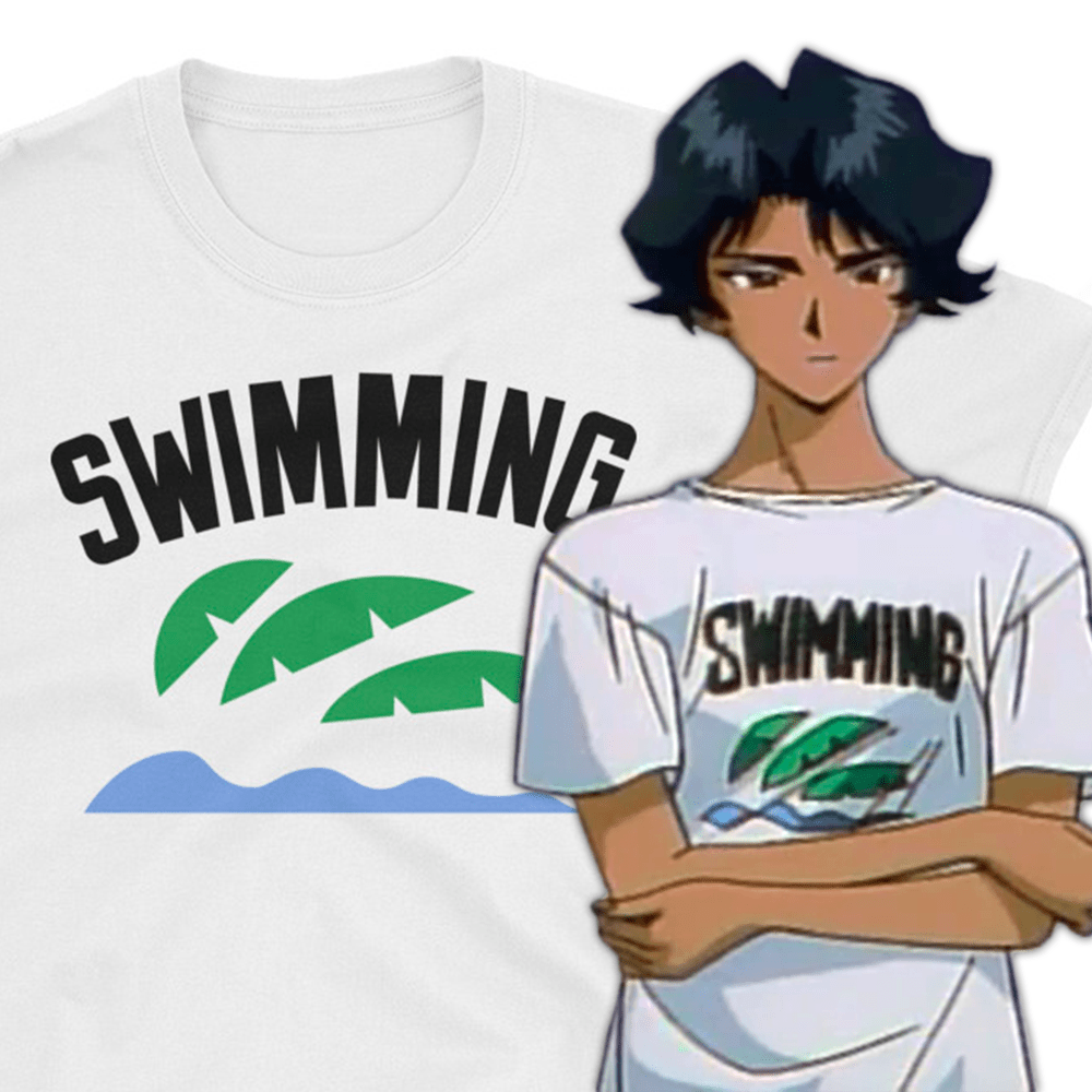 Golden Boy "Swimming" Unisex TShirt Stealth Weeb